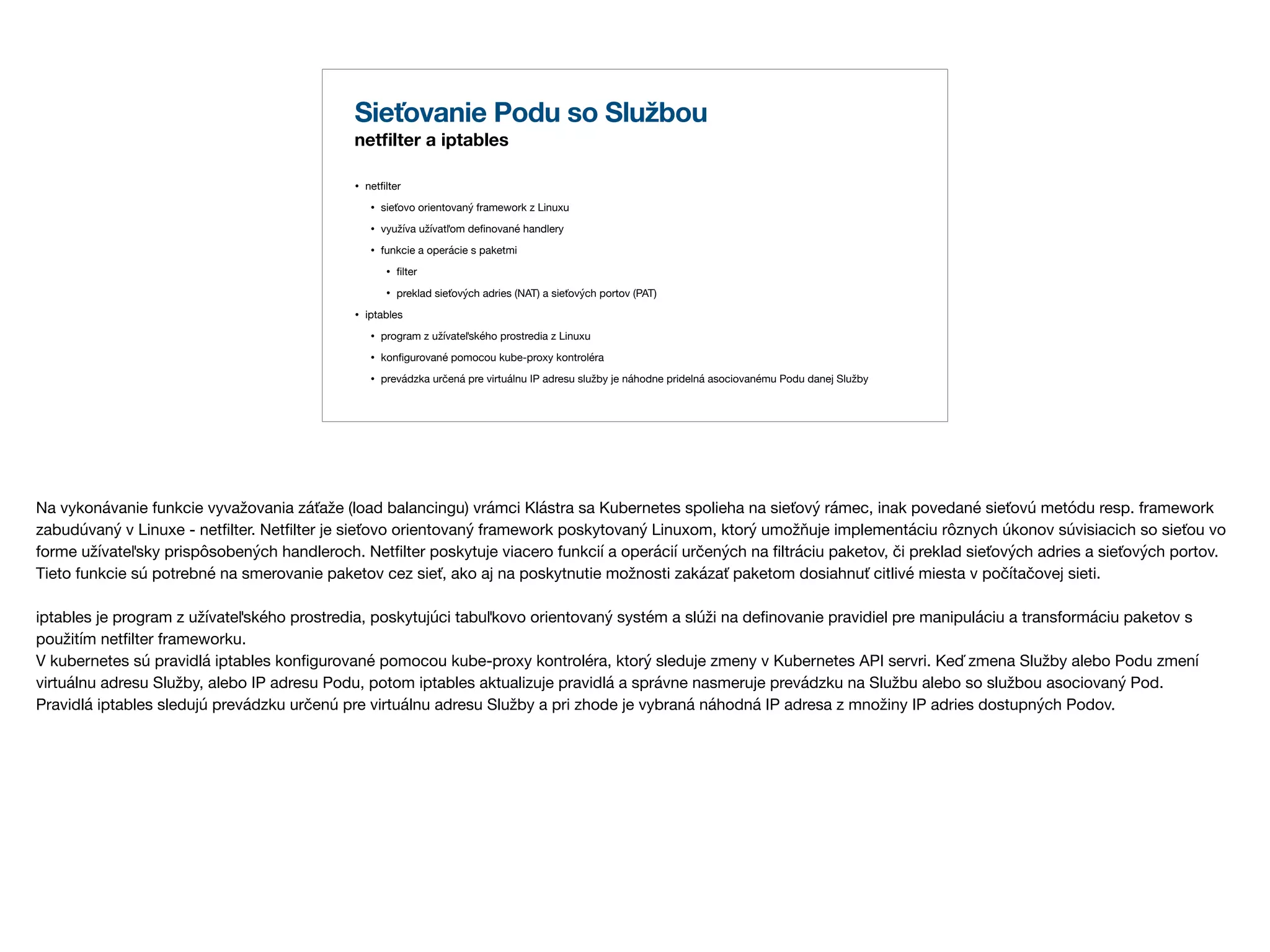 16. meetup sietovy model v kubernetes