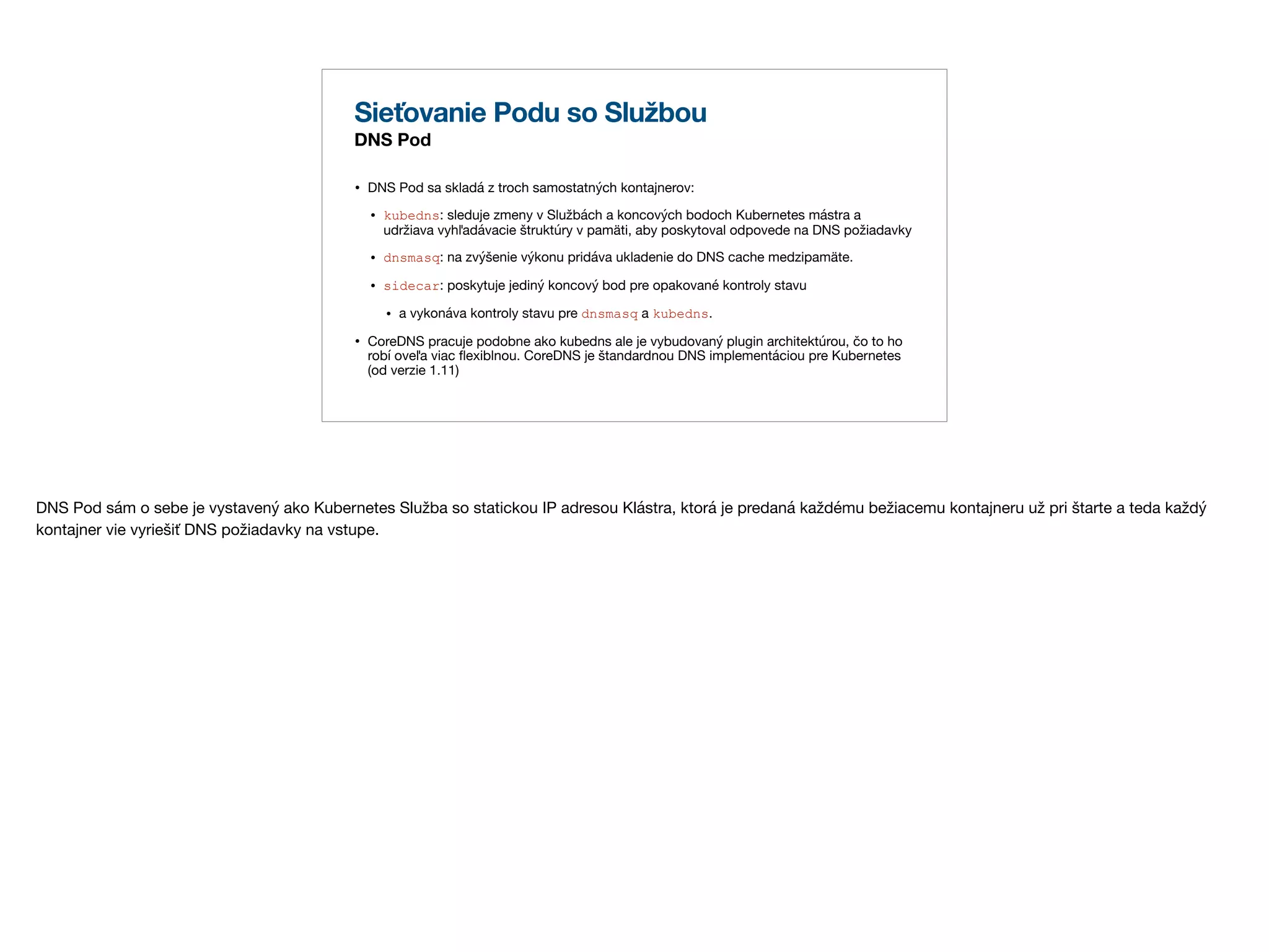 16. meetup sietovy model v kubernetes