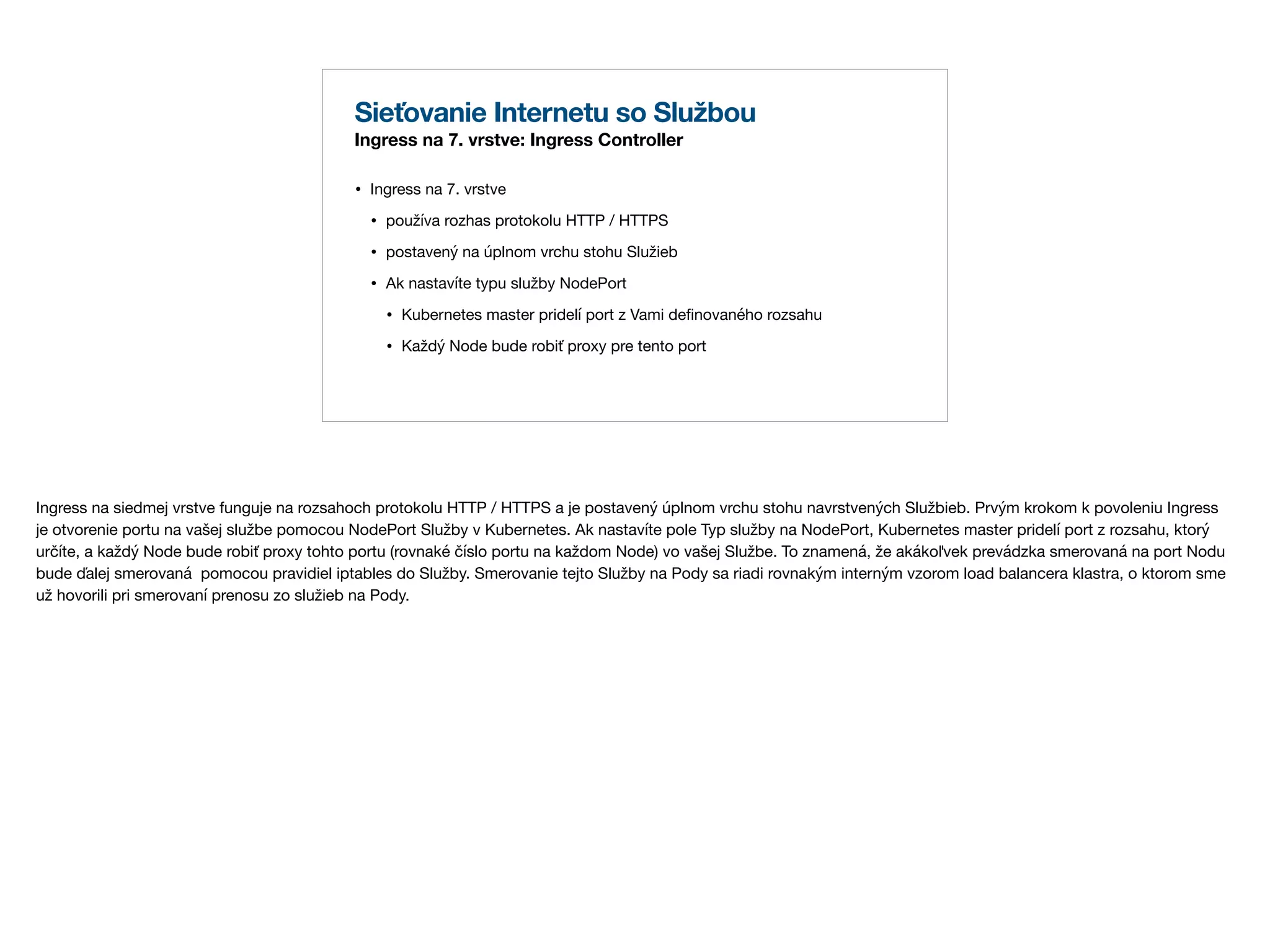 16. meetup sietovy model v kubernetes