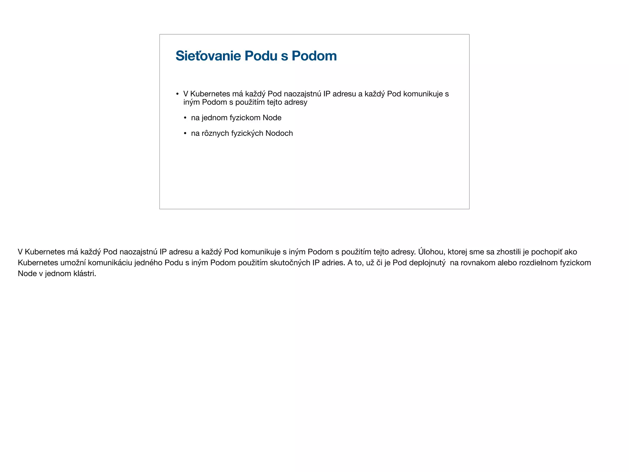 16. meetup sietovy model v kubernetes