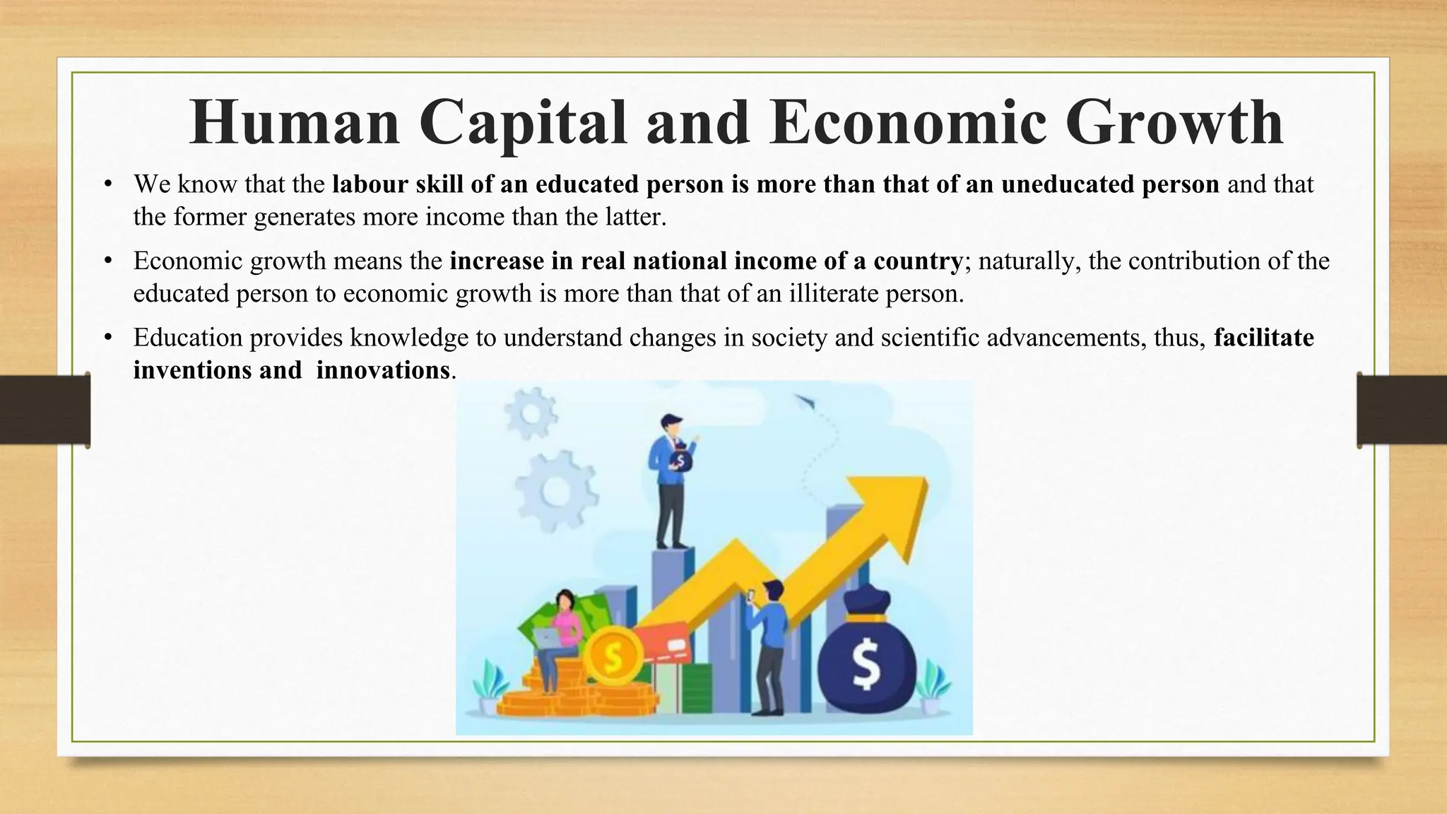 Human capital formation in India project for class 12 | PDF