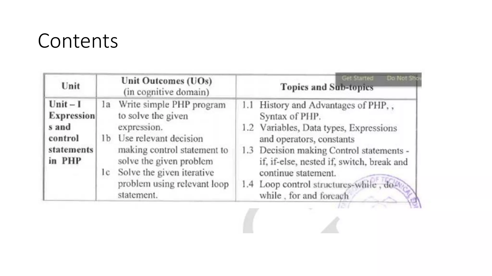 Contents 