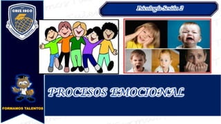 FORMAMOS TALENTOS
PROCESOS EMOCIONAL
Psicología-Sesión 2
 