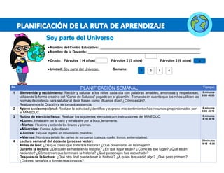 Plani Unidad Soy parte del Universo 2026 | PDF