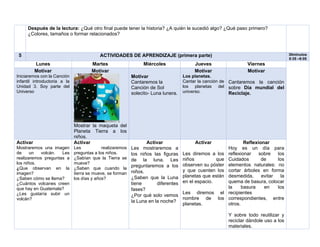 Plani Unidad Soy parte del Universo 2026 | PDF