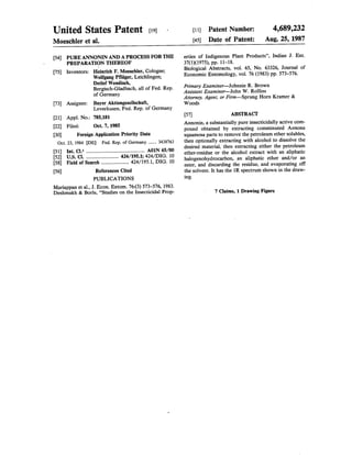ACG-200-Bayer-US Patent-4689232-1987-Annonin-c37-h66o7