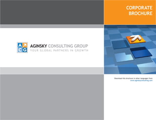 corporate
brochure
Download this brochure in other languages from
www.aginskyconsulting.com
 