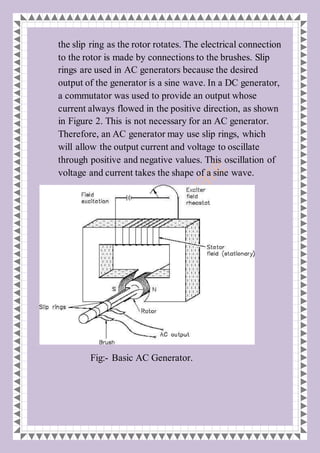 Ac generator | DOCX | Physics | Science