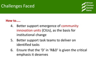 Facilitating partnerships and institutional engagements for effective implementation: An update