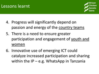 Facilitating partnerships and institutional engagements for effective implementation: An update