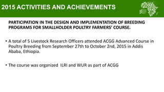 A platform for testing, delivering, and continuously improving tropically-adapted chickens for productivity growth in sub-Saharan Africa