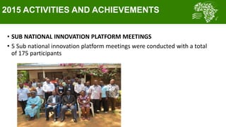 A platform for testing, delivering, and continuously improving tropically-adapted chickens for productivity growth in sub-Saharan Africa