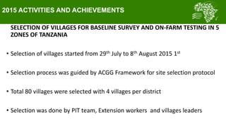 A platform for testing, delivering, and continuously improving tropically-adapted chickens for productivity growth in sub-Saharan Africa