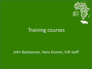 ACGG/KOEPON—Our role in the program