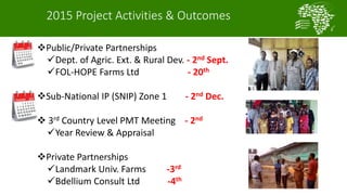 A platform for testing, delivering, and continuously improving tropically-adapted chickens for productivity growth in sub-Saharan Africa—Nigeria