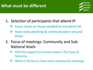 Facilitating partnerships and institutional engagements for effective implementation: An update