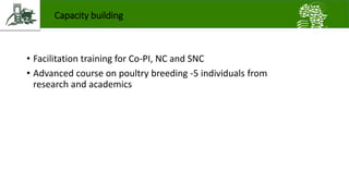 A platform for testing, delivering, and continuously improving tropically-adapted chickens for productivity growth in sub-Saharan Africa