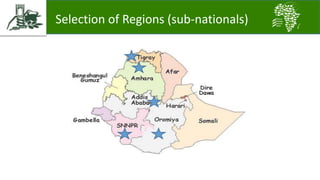 Selection of Regions (sub-nationals)
 