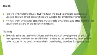 Summary of key outcomes from the first ACGG Ethiopia innovation platform (IP) meeting