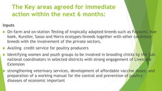 Summary of key outcomes from the first ACGG Ethiopia innovation platform (IP) meeting