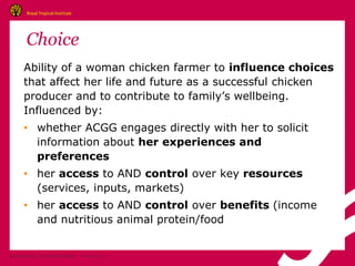 A gender strategy for ACGG