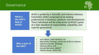 Introducing the African Chicken Genetic Gains project: A platform for testing, delivering, and continuously improving tropically-adapted chickens for productivity growth in sub-Saharan Africa