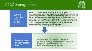 Introducing the African Chicken Genetic Gains project: A platform for testing, delivering, and continuously improving tropically-adapted chickens for productivity growth in sub-Saharan Africa