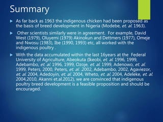 From PEARL project to ACGG in Nigeria