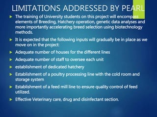 From PEARL project to ACGG in Nigeria