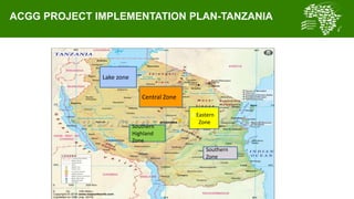  Summary of key outcomes from the first ACGG Tanzania innovation platform (IP) meeting