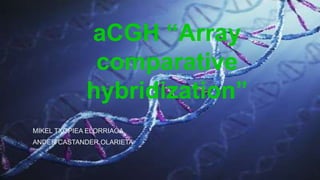 aCGH “Array
comparative
hybridization”
MIKEL TXOPIEA ELORRIAGA
ANDER CASTANDER OLARIETA
 