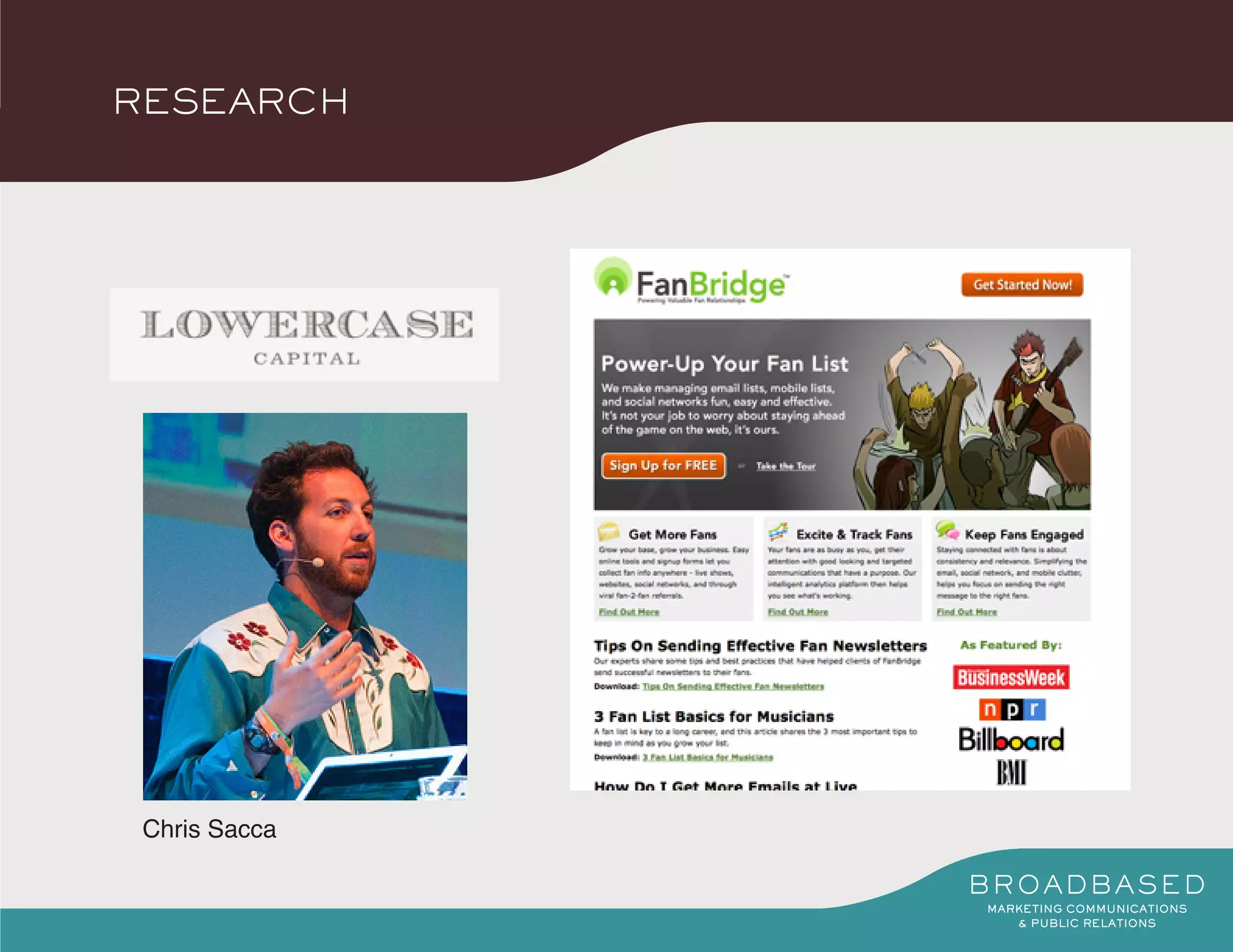 RESEARCH




 Chris Sacca
 