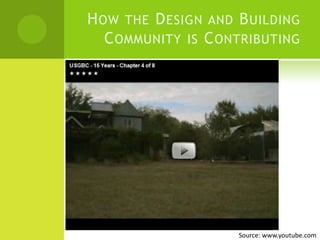 How the Design and Building Community is Contributing Source: www.youtube.com