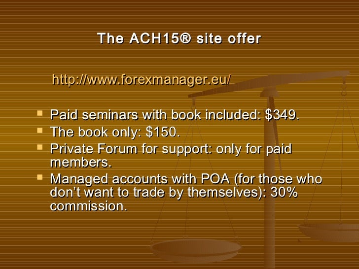 Ach15 forex