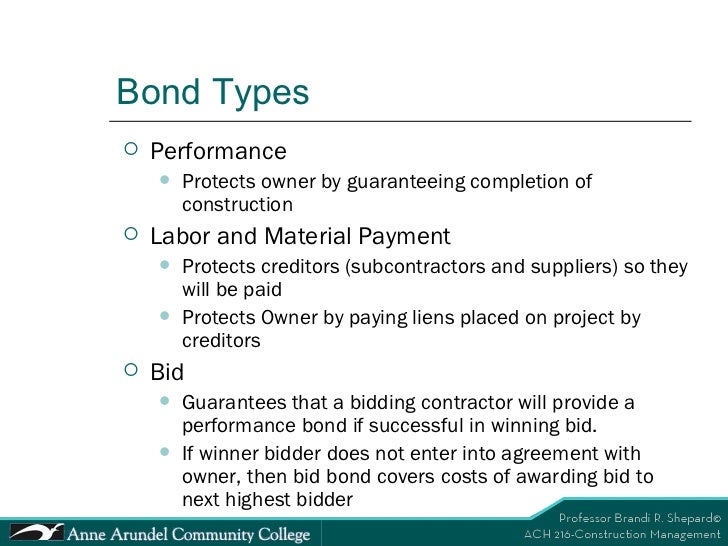 ach 216 lecture 05 insurance and bonds 5 728