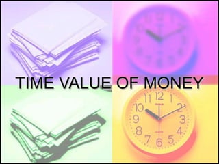 TIME VALUE OF MONEYTIME VALUE OF MONEY
 