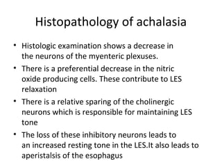 Achalasia disease of GIT | PPT