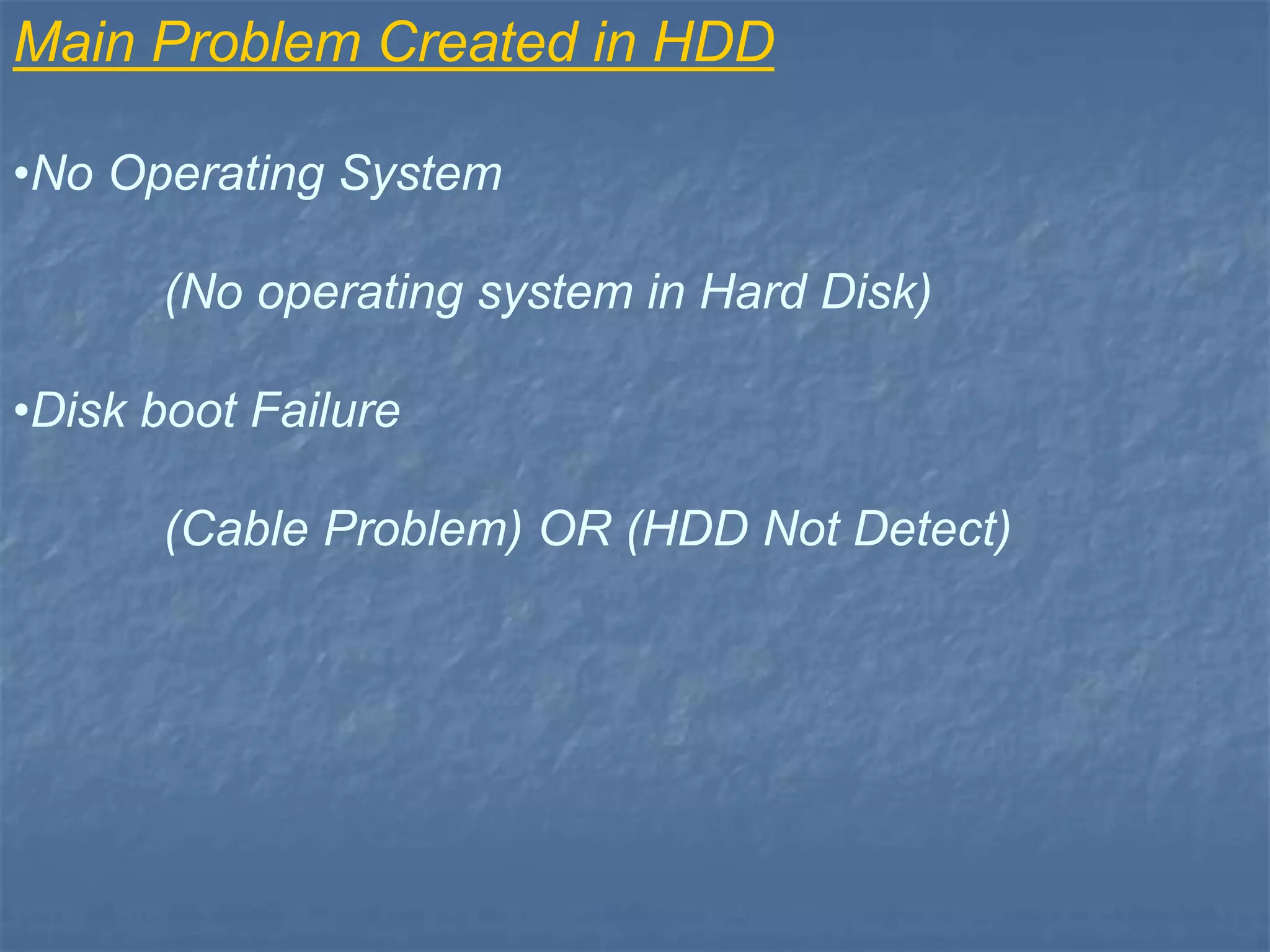 HARD DISK DRIVE ppt PPT