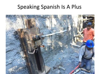 Speaking Spanish Is A Plus
 