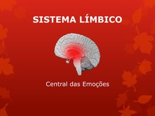 SISTEMA LÍMBICO 
Central das Emoções 
 