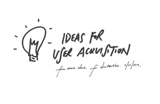 5 Ideas for HowAboutWe User Acquisition