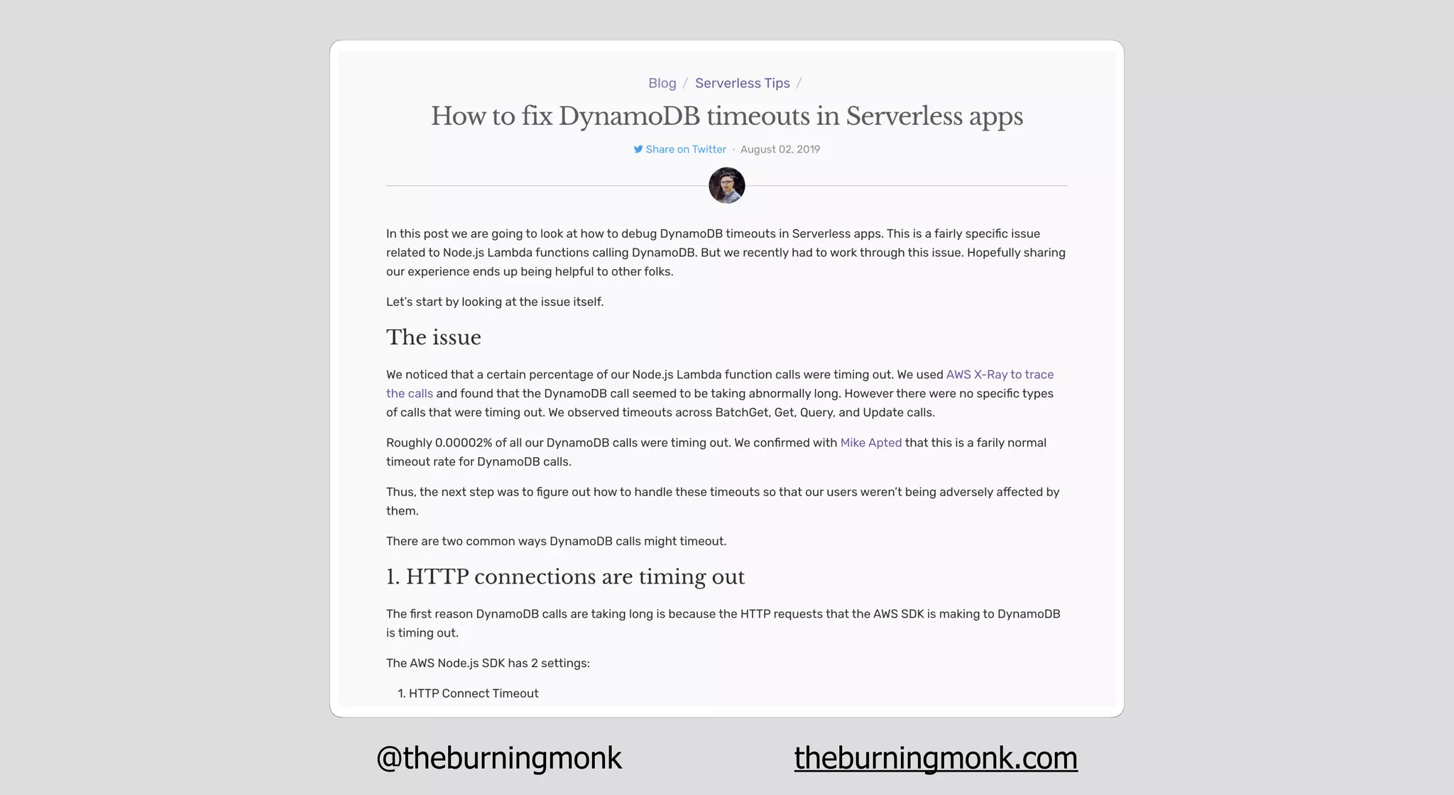@theburningmonk theburningmonk.com
 