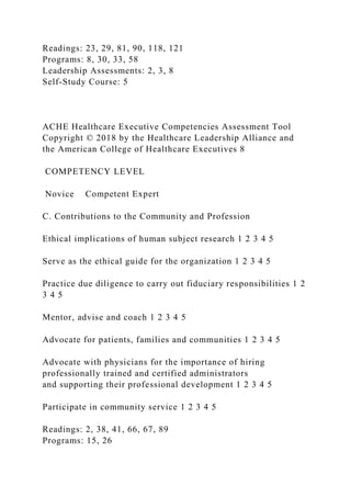ACHE HEALTHCARE EXECUTIVE2018 COMPETENCIES ASSESSMENT TO.docx