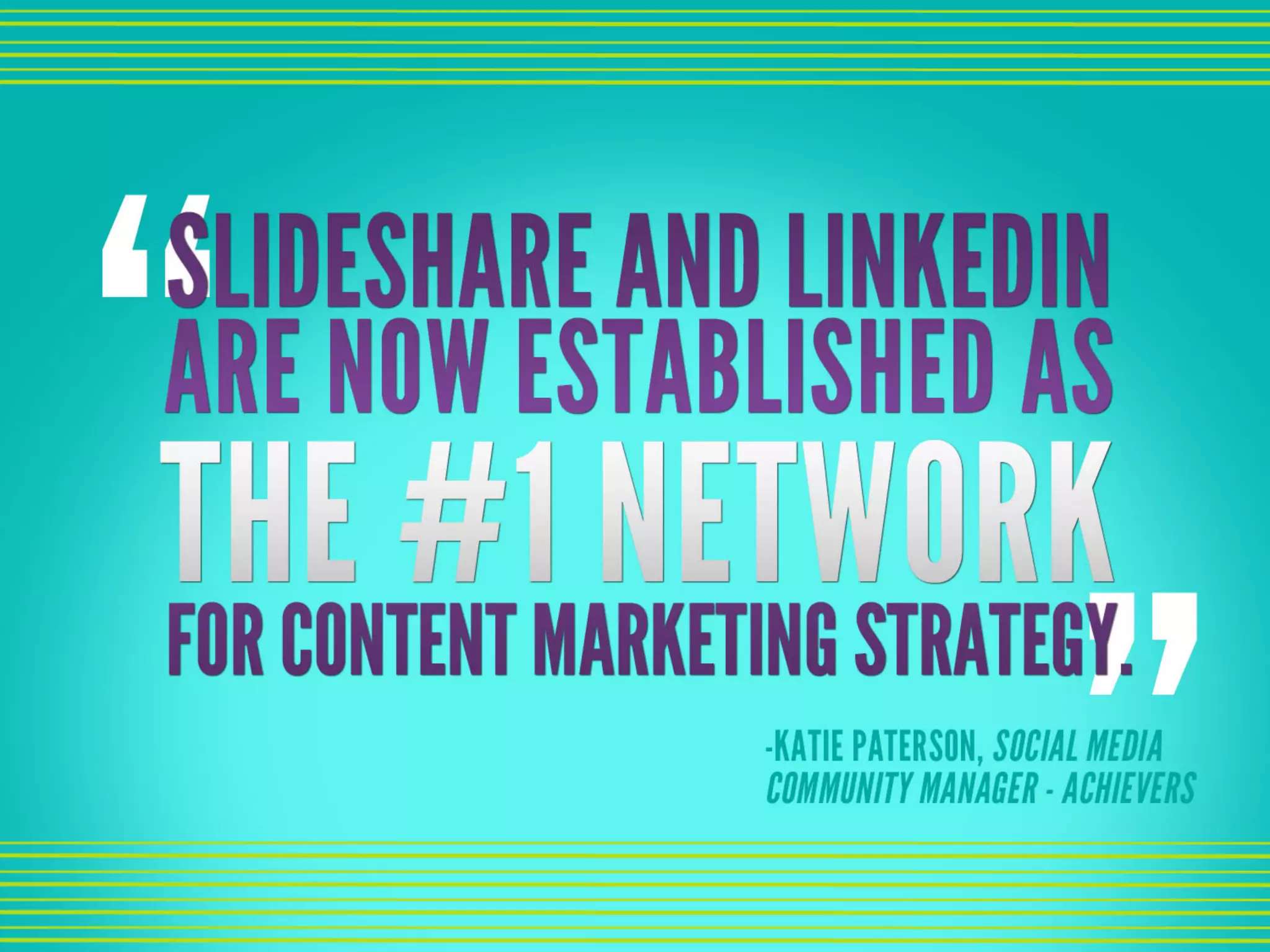 Achievers' Big Secret to Lead Generation on SlideShare