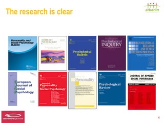 The research is clear




Speaker LOGO
  140 x 60              4
 