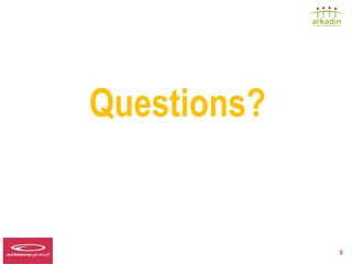 Questions?


Speaker LOGO
  140 x 60                  9
 