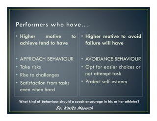 Achievement Motivation in sports psychology | PDF
