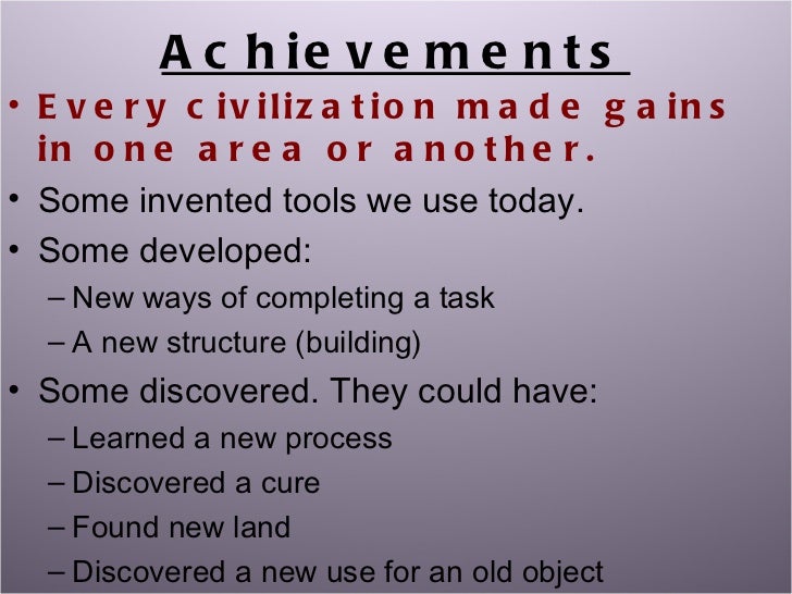 Achievements