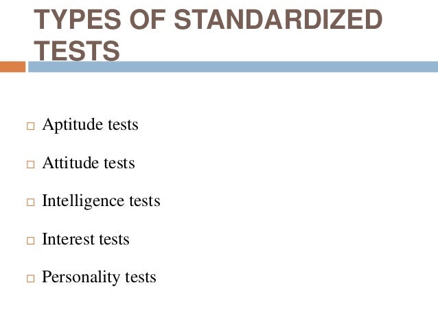 What are the different types of achievement tests?