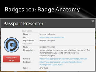 Badges 101: Badge Anatomy
 